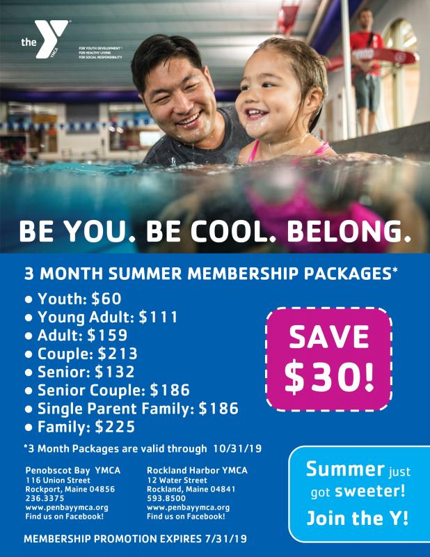 Save 30 on a YMCA Summer Membership! PenBay Pilot